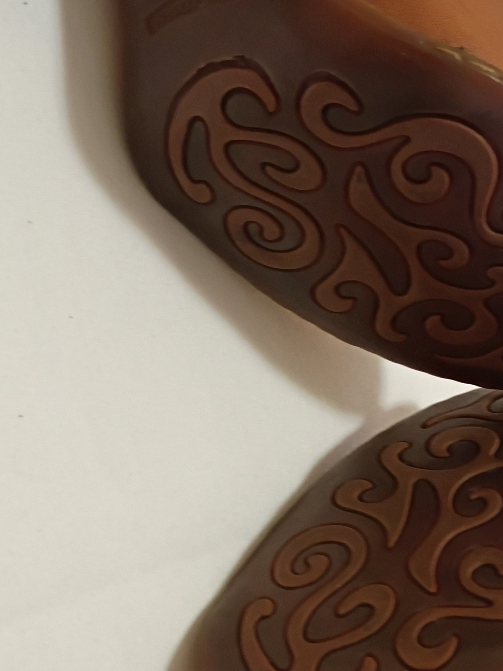 Naturalizer Brown Sandals with Decorative Swirl Soles